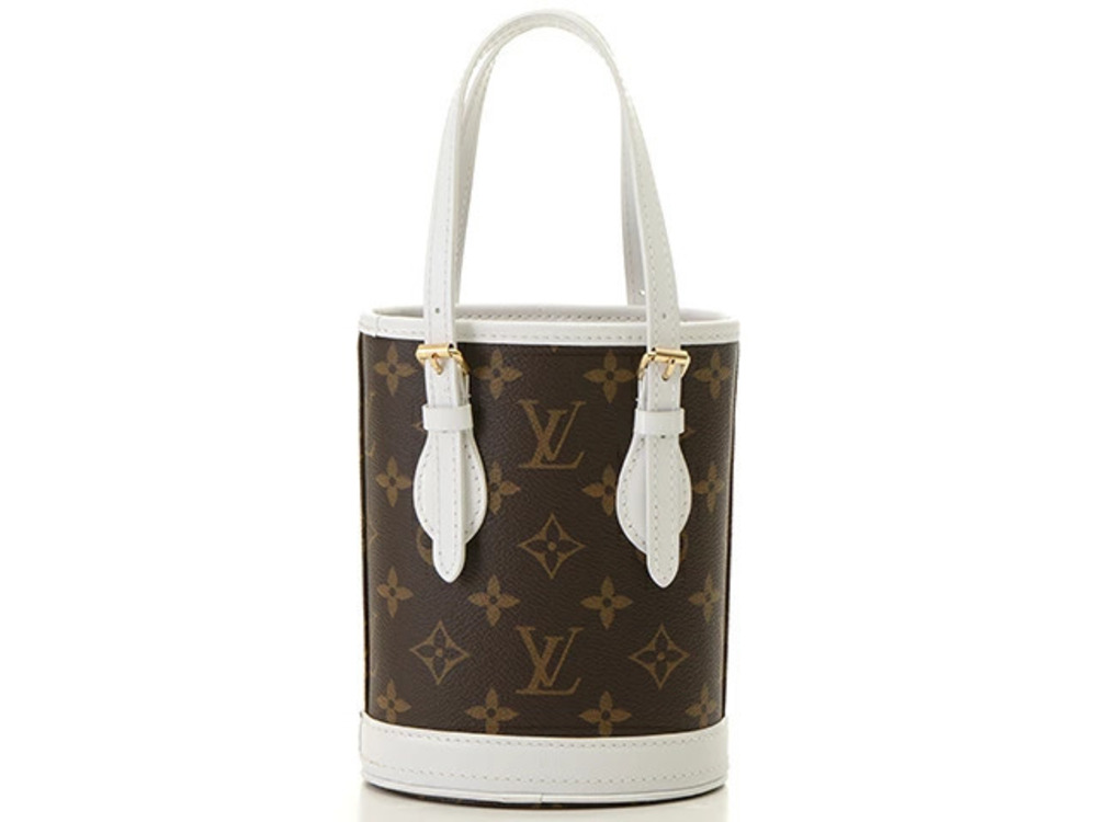 LOUIS VUITTON Bucket Monogram White T